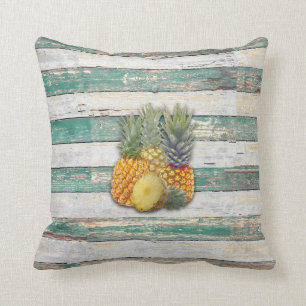 Coussin Ananas rustiques (Teal)