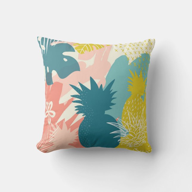 Coussin Ananas tropical (Recto)