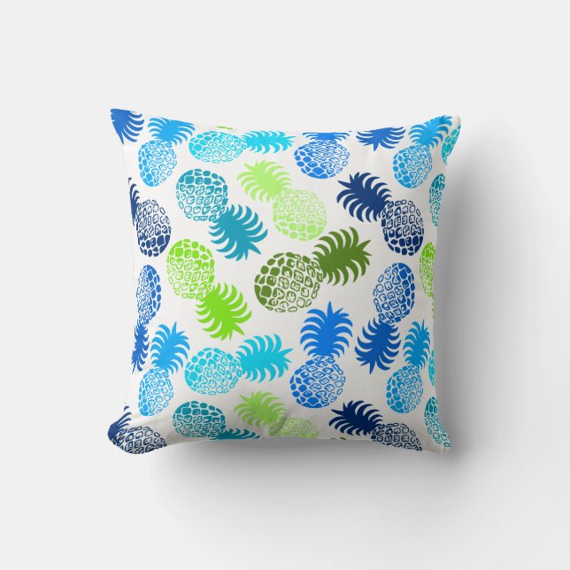 Coussin Ananas tropical de Momona Hawaiian (Recto)