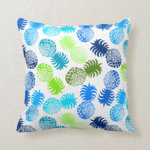 Coussin Ananas tropical de Momona Hawaiian