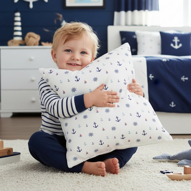 Coussin Anchors & Helms Nautical Kids ID1256 (Créateur téléchargé)