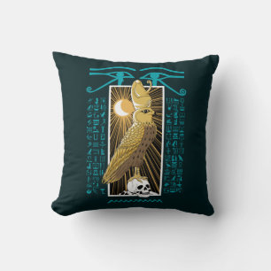 Coussin Ancien Faucon d'Egypte Dieu Horus