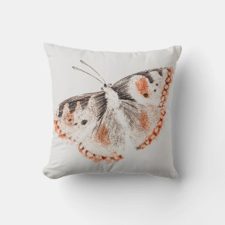 Coussin Ancien Papillon vintage Illustration Jeu d'oreille