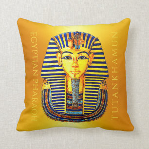 Coussin Ancien Pharaon Égyptien Tutankhamon Gold Mask The