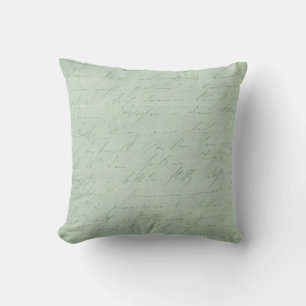 Coussin Ancienne écriture manuscrite lettres d'amour estam