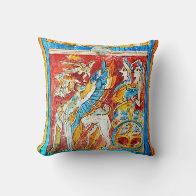 Coussin ancienne grèce traditionnelle grecque mythologie m (Recto)