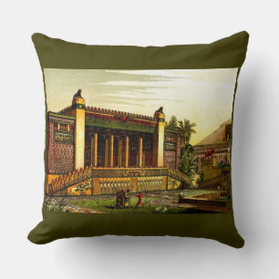 Coussin ancienne impression de Persépolis