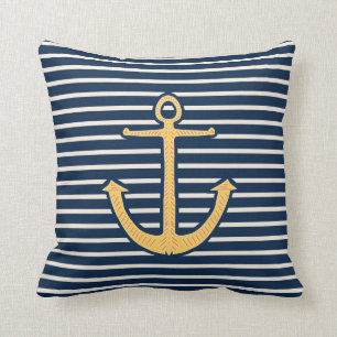 Coussin Ancre de la marine