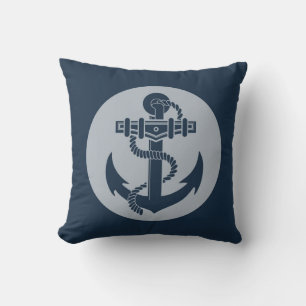 Coussin Ancre nautique