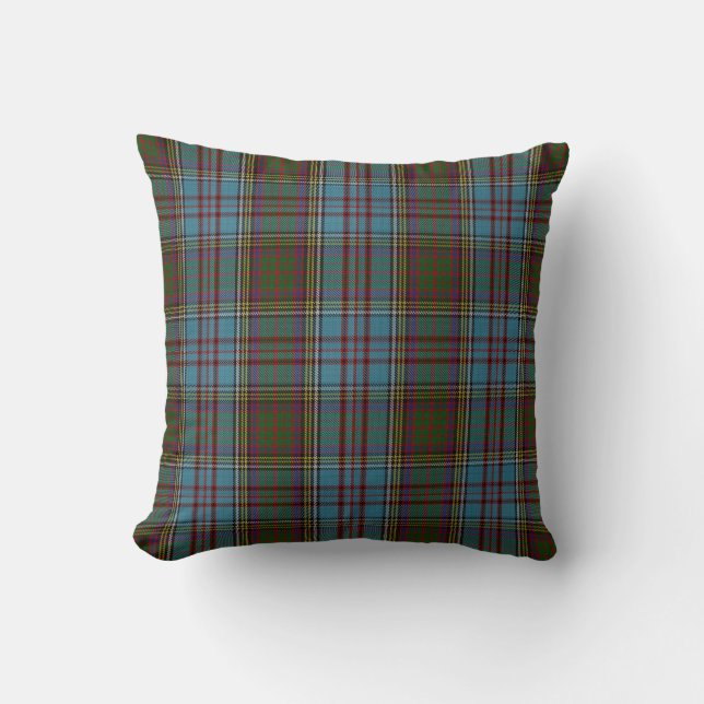 Coussin Anderson Clan Tartan Plaid Motif écossais (Recto)