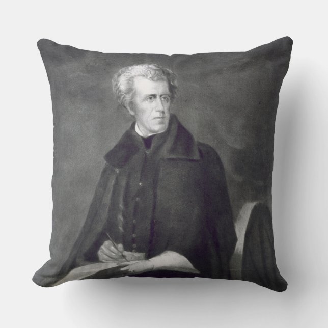 Coussin Andrew Jackson, 7ème Président des États-Unis (Recto)