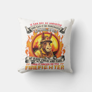 Coussin Âne Pompier