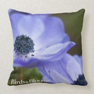 Coussin Anémone bleue