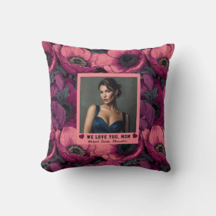 Coussin Anémones Fleur Belle-mère Mère Décoration de chamb