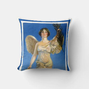Coussin Ange de femme patriotique vintage, achetez des bon