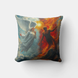 COUSSIN ANGE ET DIABLE
