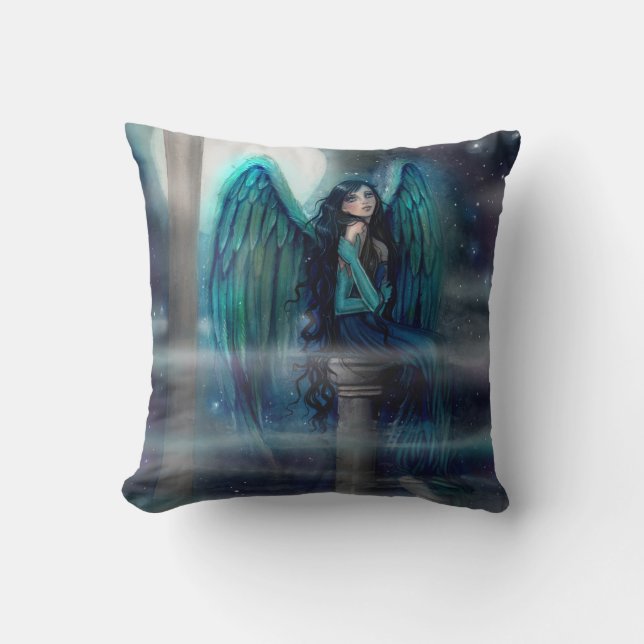 Coussin Ange guide de l'art fantastique spirituel (Recto)
