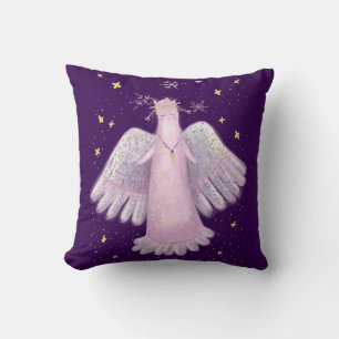 Coussin ange magique de noël