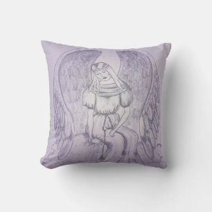 Coussin Ange pourpre