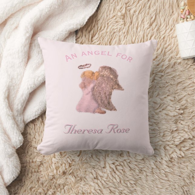Coussin Ange priant personnalisable (Couverture)