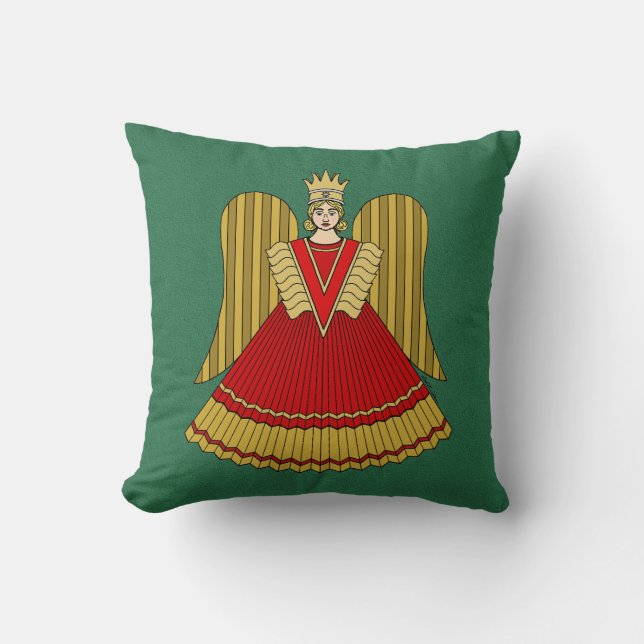 Coussin Angel de Noël de Nuremberg (Recto)