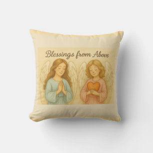 Coussin Angel du gardien au moment du coucher
