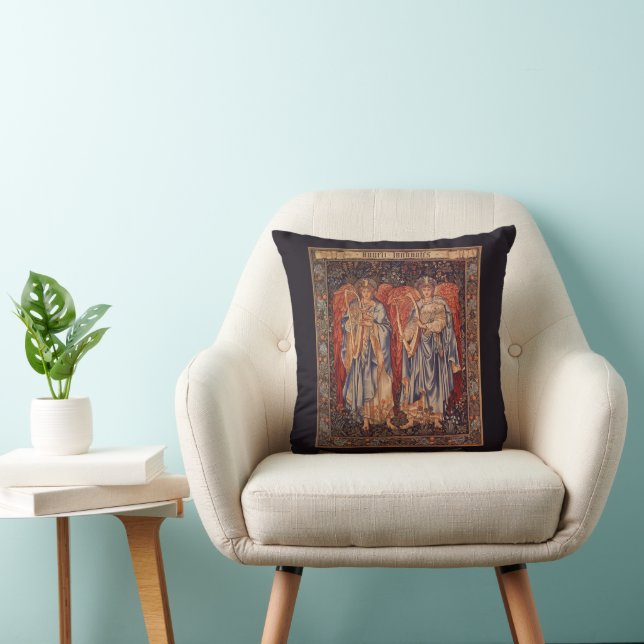 Coussin Angeli Laudantes (Anges en adoration) de Burne-Jon (Chaise)