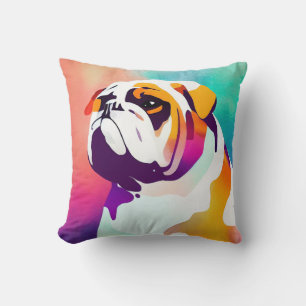 Coussin Anglais Chien Chien Wild Nature Peinture animale