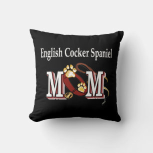 Coussin Anglais Cocker Spaniel Mom