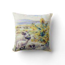 coussin anglais de coussin de campagne d'animaux