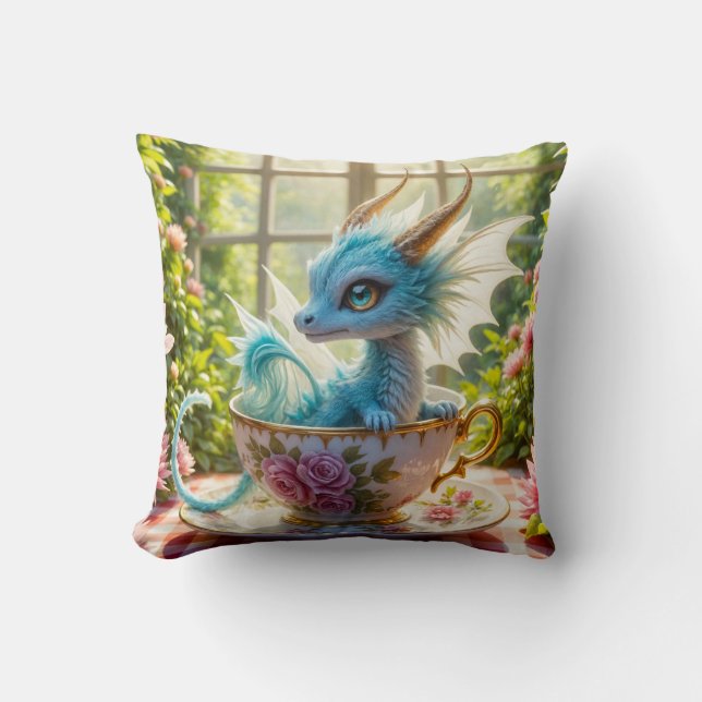 Coussin anglais Tea Dragon (Recto)