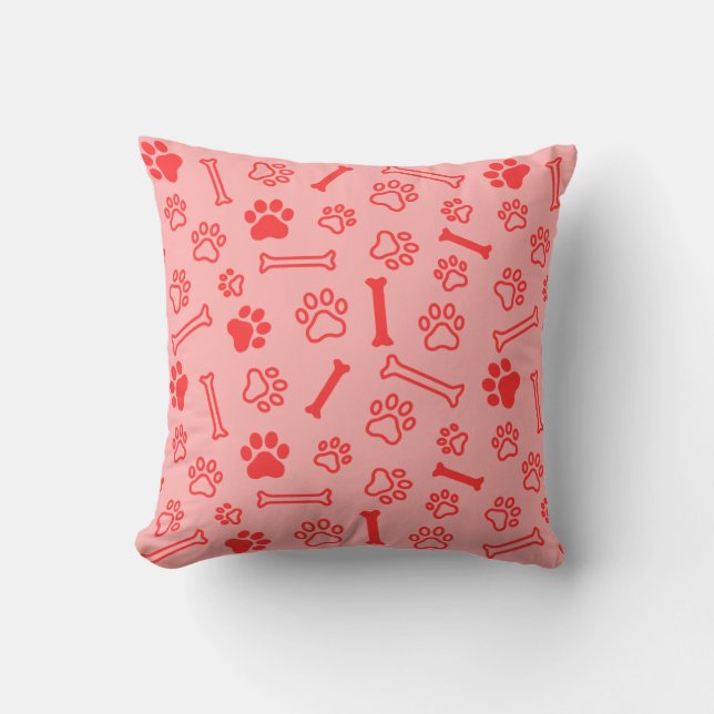 Coussin Animal de compagnie - Empreinte de patte de chat o (Recto)