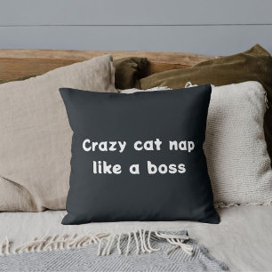 Coussin Animal de compagnie personnalisé Chat Amour drôle
