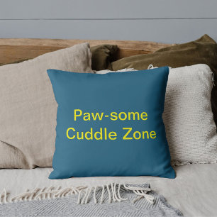 Coussin Animal de compagnie personnalisé Chat Citation drô