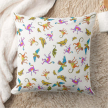 Coussin animal de la jungle