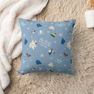 Coussin Animal Friends "Bye Buddy" Motif d'hiver