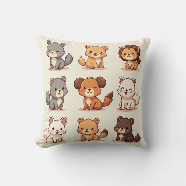 Coussin animal mignon (Recto)