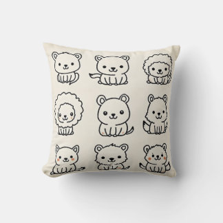 Coussin animal mignon