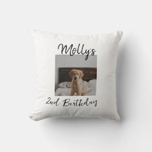 Coussin Animateur chien chat animal photo moderne simple