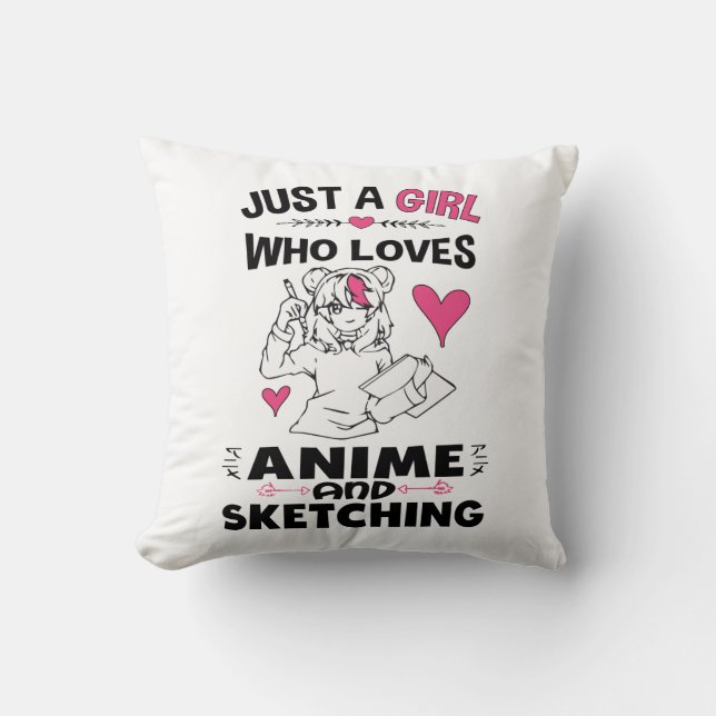 Coussin Animation et Sketching (Recto)