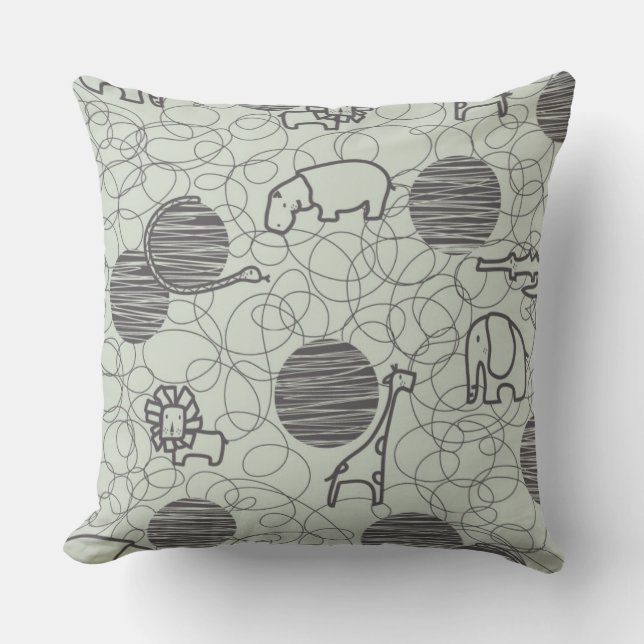 Coussin animaux 1 de safari (Recto)