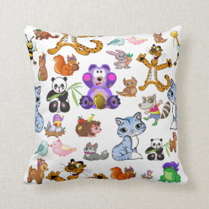 Coussin Animaux caricaturaux
