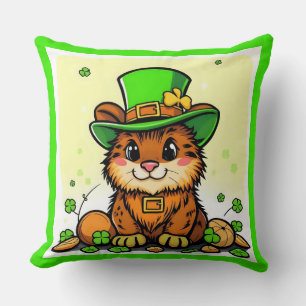 Coussin Animaux chanceux déguisés - Saint Patrick’s Day Fu