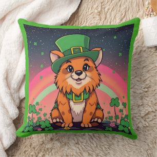 Coussin Animaux chanceux déguisés - Saint Patrick’s Day Fu