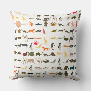Coussin Animaux colorés Motif #4