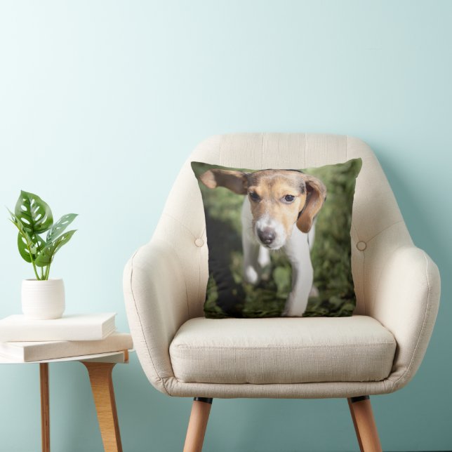 Coussin Animaux de bébés cutest | Chiot Beagle (Chaise)