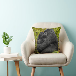 Coussin Animaux de bébés cutest Gorilla & bébé