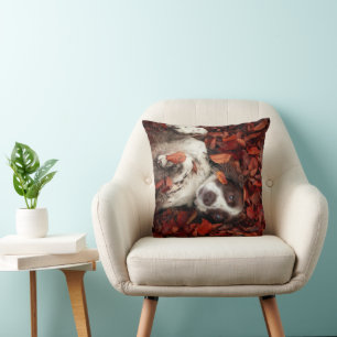 Coussin Animaux de bébés cutest   L'espagnol dans les feui