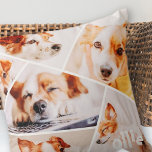 Coussin Animaux de compagnie Moderne Simple Personnalisé 6<br><div class="desc">Ce design simple et moderne est composé de typographie sans serif. Ajoutez une photo d'animal de compagnie personnalisée.</div>
