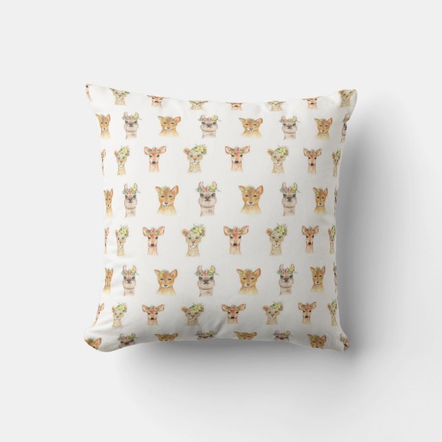 COUSSIN ANIMAUX DE FÊTE (Recto)